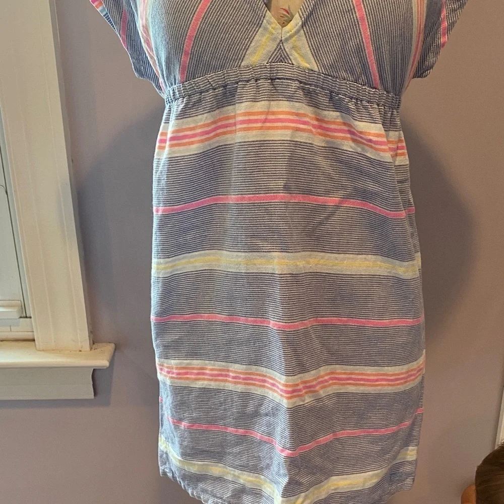 Vineyard Vines Striped Kids Swim Coverup